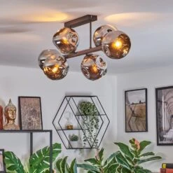 Ripoll Deckenleuchte Glas 15 Cm Chrom, Rauchfarben, 6-flammig -LEDVANCE Verkäufe ripoll deckenleuchte glas 15 cm h9008903 8