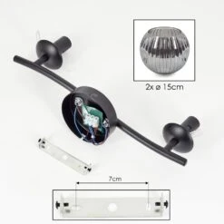 Ripoll Deckenleuchte Glas 15 Cm Rauchfarben, 2-flammig 16 Ripoll Deckenleuchte Glas 15 Cm Rauchfarben, 2-flammig -LEDVANCE Verkäufe ripoll deckenleuchte glas 15 cm h9025269 5