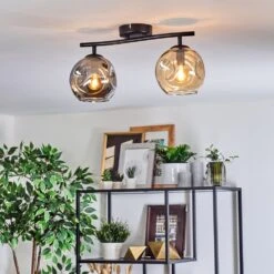 Ripoll Deckenleuchte Glas 15 Cm Bernsteinfarben, Rauchfarben, 2-flammig -LEDVANCE Verkäufe ripoll deckenleuchte glas 15 cm h9027393 5