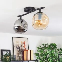 Ripoll Deckenleuchte Glas 15 Cm Bernsteinfarben, Rauchfarben, 2-flammig -LEDVANCE Verkäufe ripoll deckenleuchte glas 15 cm h9027393 7