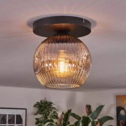 Ripoll Deckenleuchte Glas 20 Cm Klar, Rauchfarben, 1-flammig -LEDVANCE Verkäufe ripoll deckenleuchte glas 20 cm h3840566 10