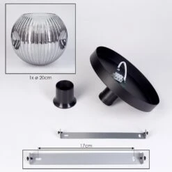 Ripoll Deckenleuchte Glas 20 Cm Klar, Rauchfarben, 1-flammig -LEDVANCE Verkäufe ripoll deckenleuchte glas 20 cm h3840566 4