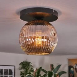 Ripoll Deckenleuchte Glas 20 Cm Chrom, Rauchfarben, 1-flammig -LEDVANCE Verkäufe ripoll deckenleuchte glas 20 cm h3848432 8