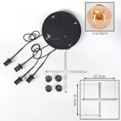 Ripoll Hängeleuchte Glas 20 Cm Bernsteinfarben, 4-flammig 16 Ripoll Hängeleuchte Glas 20 Cm Bernsteinfarben, 4-flammig -LEDVANCE Verkäufe ripoll haengeleuchte glas 20 cm h3833322 4