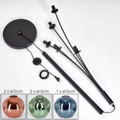 Ripoll Stehleuchte Glas 15 Cm Blau, Grün, Kupferfarben, 5-flammig 16 Ripoll Stehleuchte Glas 15 Cm Blau, Grün, Kupferfarben, 5-flammig -LEDVANCE Verkäufe ripoll stehleuchte glas 15 cm h3864999 4