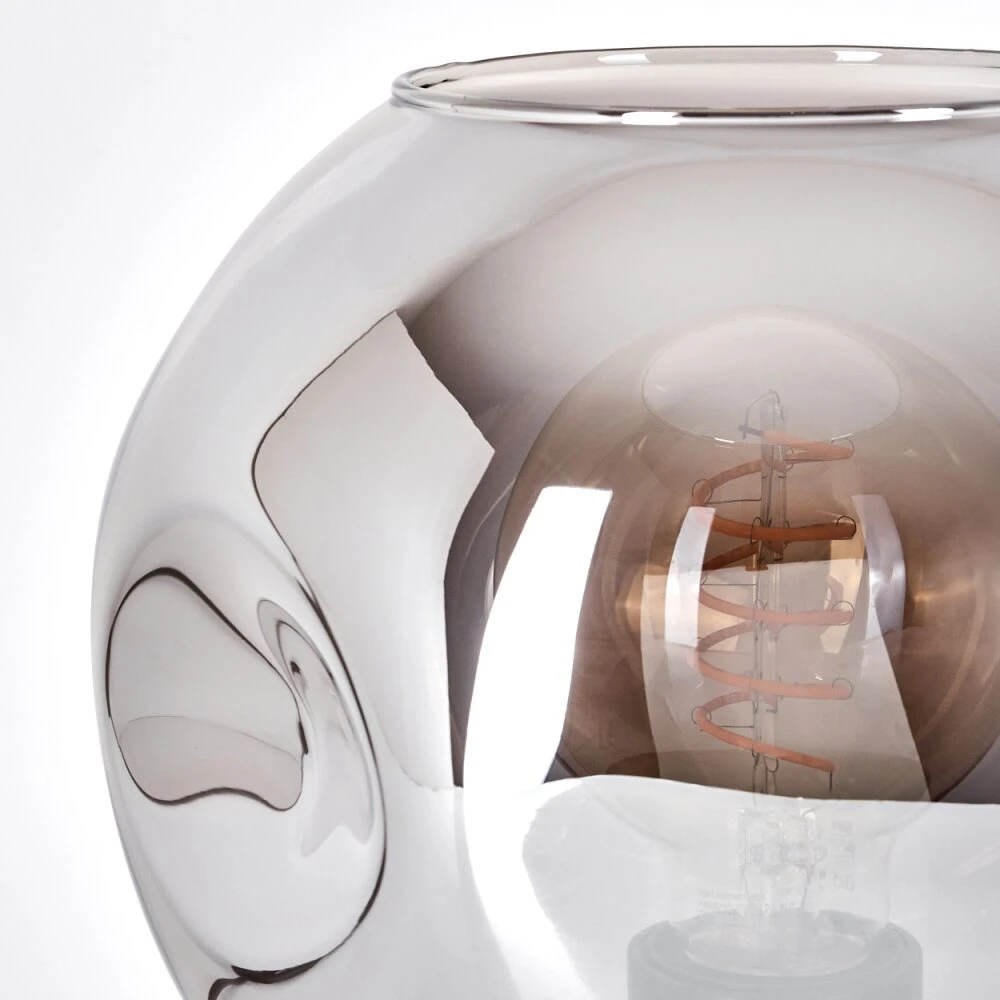 Ripoll Tischleuchte Glas 20cm Rauchfarben, 1-flammig 3 Ripoll Tischleuchte Glas 20cm Rauchfarben, 1-flammig – Bild 3