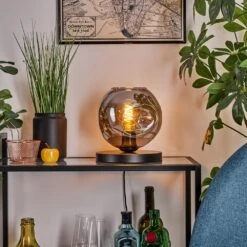 Ripoll Tischleuchte Glas 20cm Rauchfarben, 1-flammig 19 Ripoll Tischleuchte Glas 20cm Rauchfarben, 1-flammig -LEDVANCE Verkäufe ripoll tischleuchte glas 20cm h3781913 8