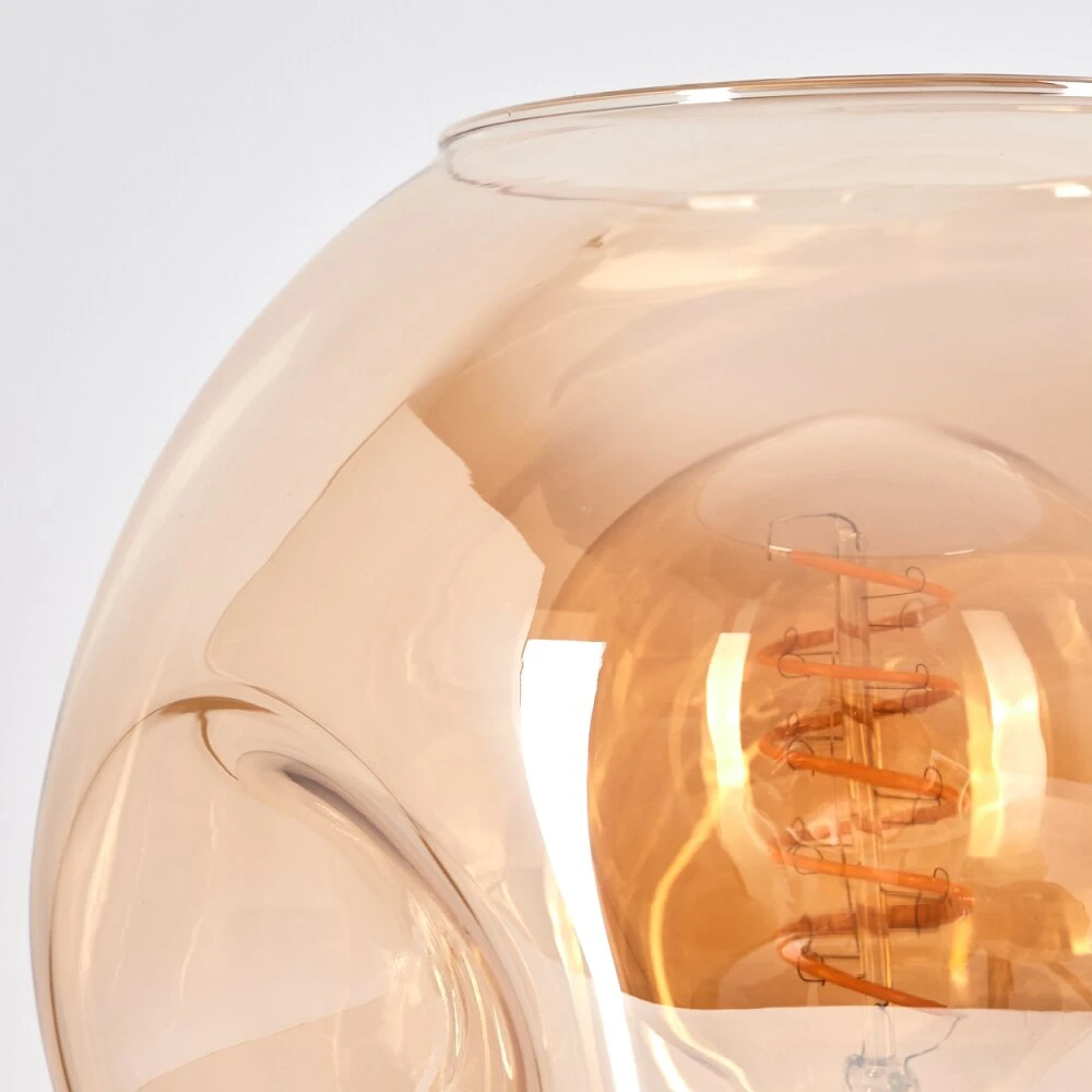 Ripoll Tischleuchte Glas 20cm Schwarz, 1-flammig 3 Ripoll Tischleuchte Glas 20cm Schwarz, 1-flammig – Bild 3