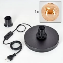 Ripoll Tischleuchte Glas 20cm Schwarz, 1-flammig 15 Ripoll Tischleuchte Glas 20cm Schwarz, 1-flammig -LEDVANCE Verkäufe ripoll tischleuchte glas 20cm h3781937 4