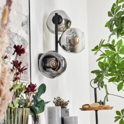 Ripoll Wandleuchte Glas 15 Cm Chrom, Klar, Rauchfarben, 3-flammig -LEDVANCE Verkäufe ripoll wandleuchte glas 15 cm h3938270 9