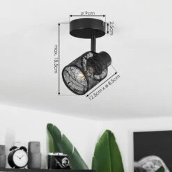 Roto Deckenleuchte Schwarz, 1-flammig 13 Roto Deckenleuchte Schwarz, 1-flammig -LEDVANCE Verkäufe roto deckenleuchte h3620700 3