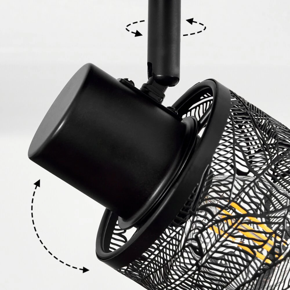 Roto Deckenleuchte Schwarz, 1-flammig 6 Roto Deckenleuchte Schwarz, 1-flammig – Bild 6