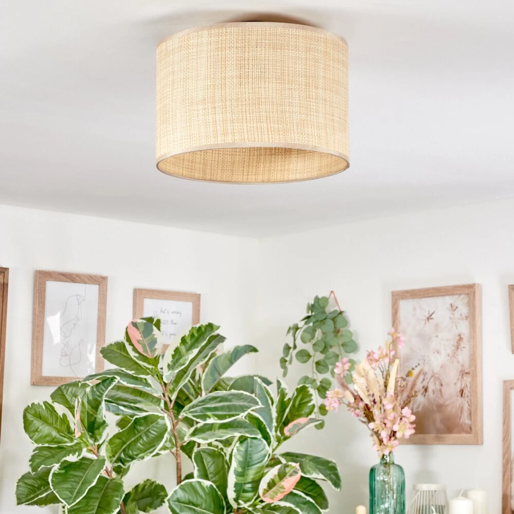 Sabadim Deckenleuchte 35 Cm Beige, Naturfarben, 1-flammig 2 Sabadim Deckenleuchte 35 Cm Beige, Naturfarben, 1-flammig – Bild 2