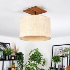 Sabadim Deckenleuchte 35 Cm Naturfarben, Schwarz, 1-flammig -LEDVANCE Verkäufe sabadim deckenleuchte 35 cm h9017332 9