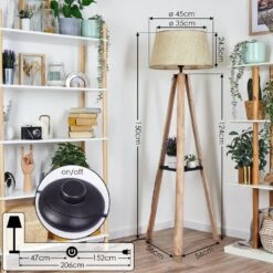 Sabadim Stehleuchte 45 Cm Beige, Naturfarben, 1-flammig -LEDVANCE Verkäufe sabadim stehleuchte 45 cm h3807736 3