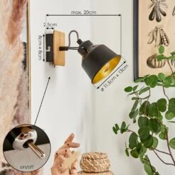 Safari Wandleuchte Chrom, Naturfarben, Schwarz, 1-flammig -LEDVANCE Verkäufe safari wandleuchte h3580974 3