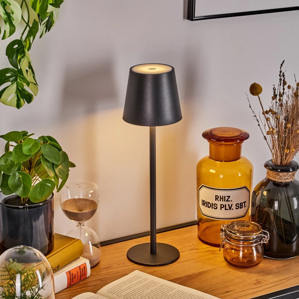 Salgadinho Tischleuchte LED Schwarz, 1-flammig 11 Salgadinho Tischleuchte LED Schwarz, 1-flammig – Bild 11