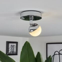 Sanchequias Deckenleuchte LED Chrom, 1-flammig, Fernbedienung, Farbwechsler -LEDVANCE Verkäufe sanchequias deckenleuchte h3657331 6