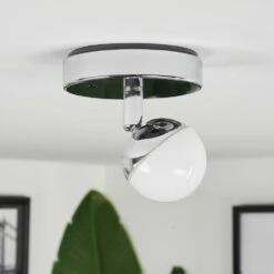 Sanchequias Deckenleuchte LED Chrom, 1-flammig, Fernbedienung, Farbwechsler -LEDVANCE Verkäufe sanchequias deckenleuchte h3657331 9