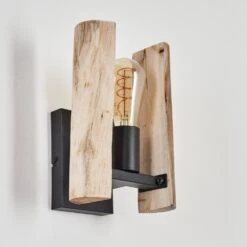 Sande Wandleuchte Naturfarben, Schwarz, 1-flammig -LEDVANCE Verkäufe sande wandleuchte h3629048 7