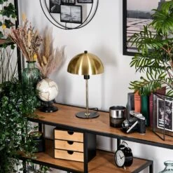 Pilz Look Sandvig Tischleuchte Messing, Schwarz, 1-flammig -LEDVANCE Verkäufe sandvig tischleuchte h3706800 11