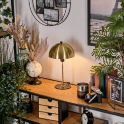 Pilz Look Sandvig Tischleuchte Messing, Schwarz, 1-flammig -LEDVANCE Verkäufe sandvig tischleuchte h3706800 8