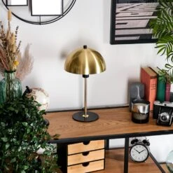 Pilz Look Sandvig Tischleuchte Messing, Schwarz, 1-flammig -LEDVANCE Verkäufe sandvig tischleuchte h3706800 9