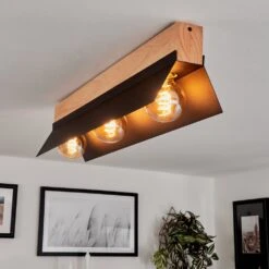 Sangkor Deckenleuchte Naturfarben, Schwarz, 3-flammig -LEDVANCE Verkäufe sangkor deckenleuchte h3634790 10