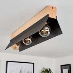 Sangkor Deckenleuchte Naturfarben, Schwarz, 3-flammig -LEDVANCE Verkäufe sangkor deckenleuchte h3634790 13