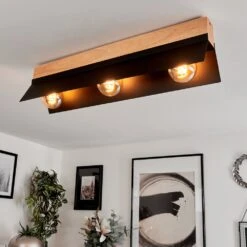 Sangkor Deckenleuchte Naturfarben, Schwarz, 3-flammig -LEDVANCE Verkäufe sangkor deckenleuchte h3634790 6