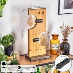 Santorum Tischleuchte Naturfarben, Nickel Antik, 2-flammig -LEDVANCE Verkäufe santorum tischleuchte h3787274 3