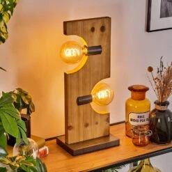 Santorum Tischleuchte Naturfarben, Nickel Antik, 2-flammig -LEDVANCE Verkäufe santorum tischleuchte h3787274 6