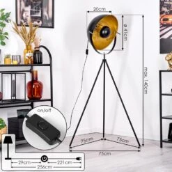 Saturn Stehleuchte Schwarz, 1-flammig -LEDVANCE Verkäufe saturn stehleuchte h3869833 3