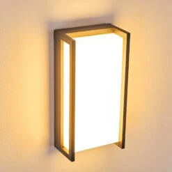 Skove Außenwandleuchte LED Anthrazit, 1-flammig -LEDVANCE Verkäufe skove aussenwandleuchte h3273234 do1 9