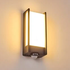 Skove Außenwandleuchte LED Anthrazit, 1-flammig, Bewegungsmelder -LEDVANCE Verkäufe skove aussenwandleuchte h3300565 do1 6