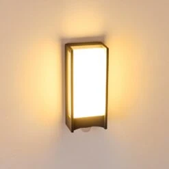 Skove Außenwandleuchte LED Anthrazit, 1-flammig, Bewegungsmelder -LEDVANCE Verkäufe skove aussenwandleuchte h3300565 do1 7