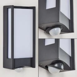 Skove Außenwandleuchte LED Anthrazit, 1-flammig, Bewegungsmelder -LEDVANCE Verkäufe skove aussenwandleuchte h3300565 do1 8