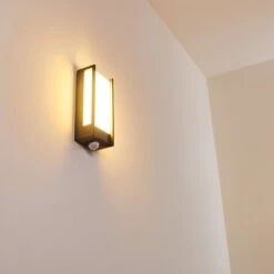 Skove Außenwandleuchte LED Anthrazit, 1-flammig, Bewegungsmelder -LEDVANCE Verkäufe skove aussenwandleuchte h3300565 do1 9