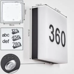 Sneslev Außenwandleuchte Schwarz, 1-flammig -LEDVANCE Verkäufe sneslev aussenwandleuchte h3848630 3