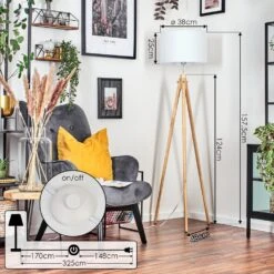 Soungou Stehleuchte Chrom, Naturfarben, 1-flammig -LEDVANCE Verkäufe soungou stehleuchte h3887875 3