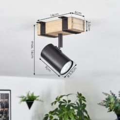 Storuma Deckenleuchte Naturfarben, Schwarz, 1-flammig -LEDVANCE Verkäufe storuma deckenleuchte h3828199 3