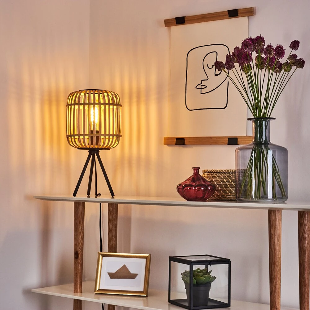 Sukhothai Tischleuchte Schwarz, 1-flammig 10 Sukhothai Tischleuchte Schwarz, 1-flammig – Bild 10