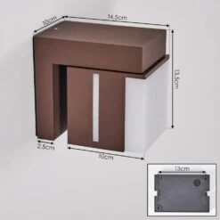 Swanek Außenwandleuchte LED Rostfarben, 1-flammig -LEDVANCE Verkäufe swanek aussenwandleuchte h3813546 3