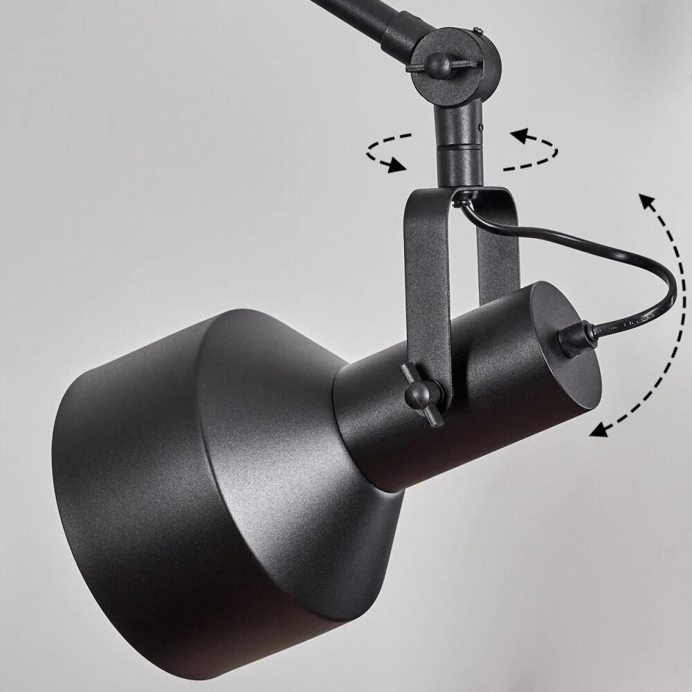 Tablazos Deckenleuchte Schwarz, 2-flammig 3 Tablazos Deckenleuchte Schwarz, 2-flammig – Bild 3