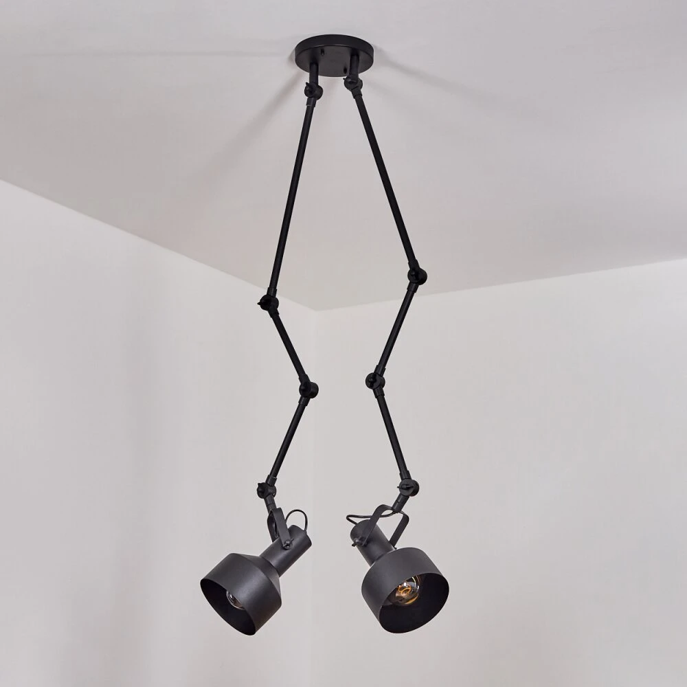 Tablazos Deckenleuchte Schwarz, 2-flammig 8 Tablazos Deckenleuchte Schwarz, 2-flammig – Bild 8