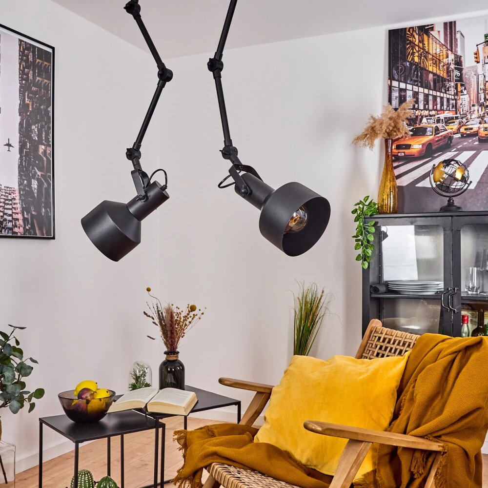 Tablazos Deckenleuchte Schwarz, 2-flammig 10 Tablazos Deckenleuchte Schwarz, 2-flammig – Bild 10