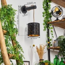 Tallaboa Wandleuchte Braun, Schwarz, 1-flammig -LEDVANCE Verkäufe tallaboa wandleuchte h3600443 3