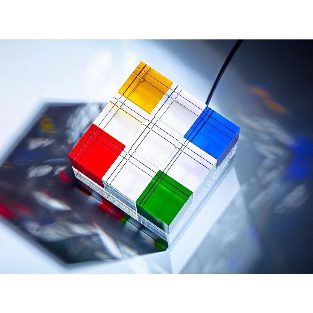 Tecnolumen Cubelight Tischleuchte LED Bunt, Klar, 1-flammig 8 Tecnolumen Cubelight Tischleuchte LED Bunt, Klar, 1-flammig – Bild 8