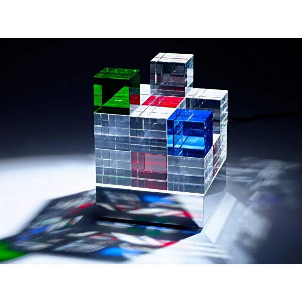 Tecnolumen Cubelight Tischleuchte LED Bunt, Klar, 1-flammig 10 Tecnolumen Cubelight Tischleuchte LED Bunt, Klar, 1-flammig – Bild 10