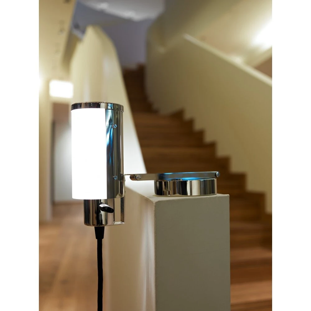 Tecnolumen Wagenfeld WNL 30 Tischleuchte Nickel Glänzend, 1-flammig 2 Tecnolumen Wagenfeld WNL 30 Tischleuchte Nickel Glänzend, 1-flammig – Bild 2